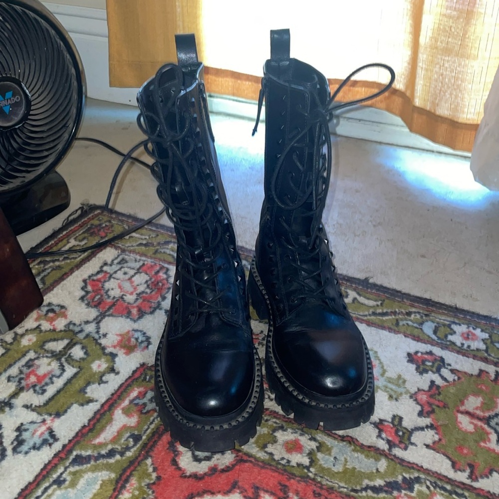 Ash combat boots